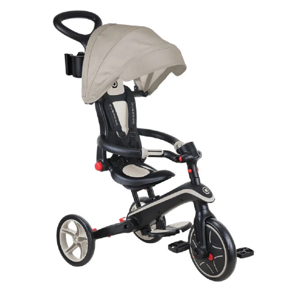 Globber Explorer 4in1Katlanabilir Trike Bisiklet  Koyu Bej