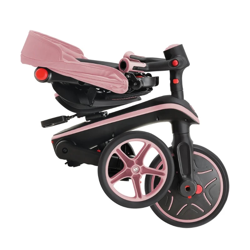 Globber Explorer 4in1Katlanabilir Trike Bisiklet Pastel Pembe