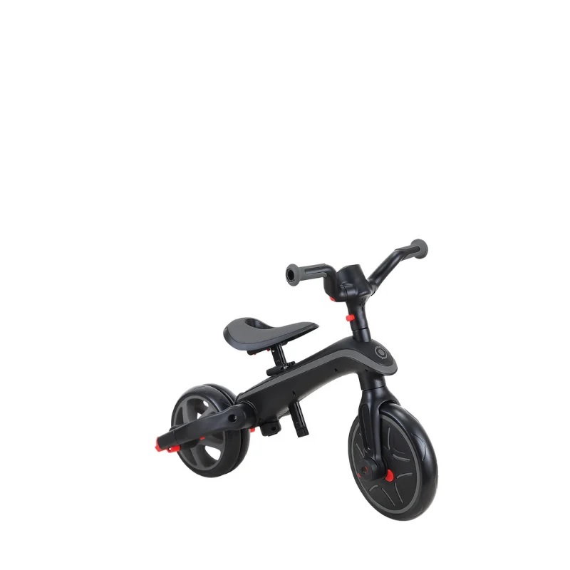 Globber Explorer 4in1Katlanabilir Trike Bisiklet Siyah Gri