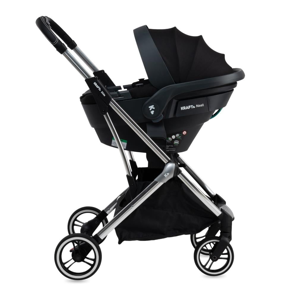 Kraft Slide i-Size Travel Sistem Bebek Arabası Siyah
