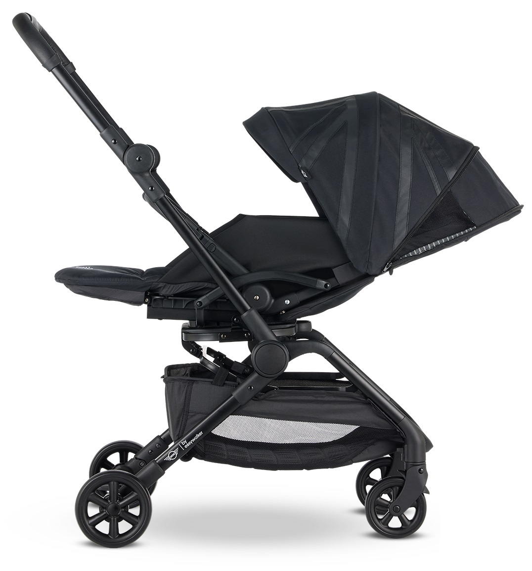 MINI by Easywalker Buggy TURN² Cosmo Travel Sistem Bebek Arabası Oxford Black