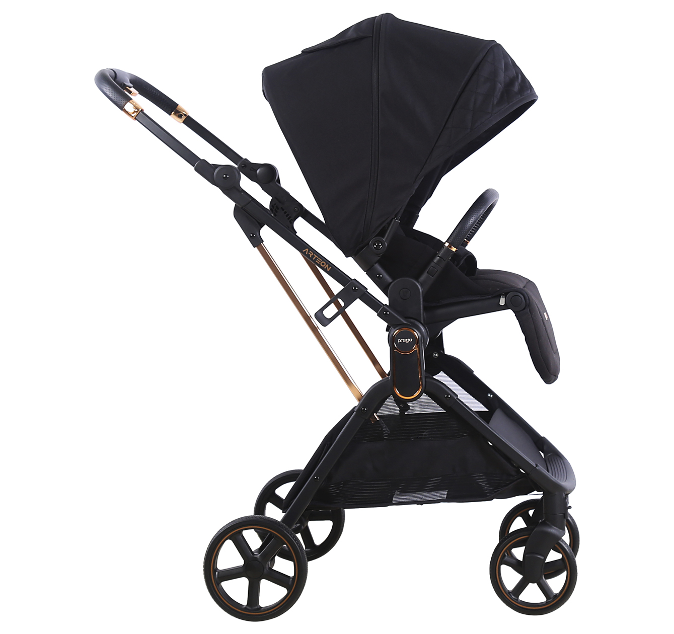 Prego Arteon I-SIZE Travel Sistem Bebek Arabası Siyah