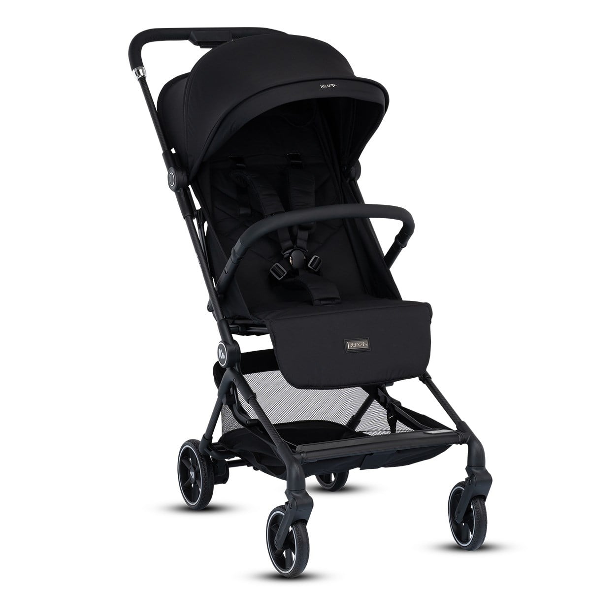 Kraft Carbon Kabin Boy  Bebek Arabası Siyah Silver