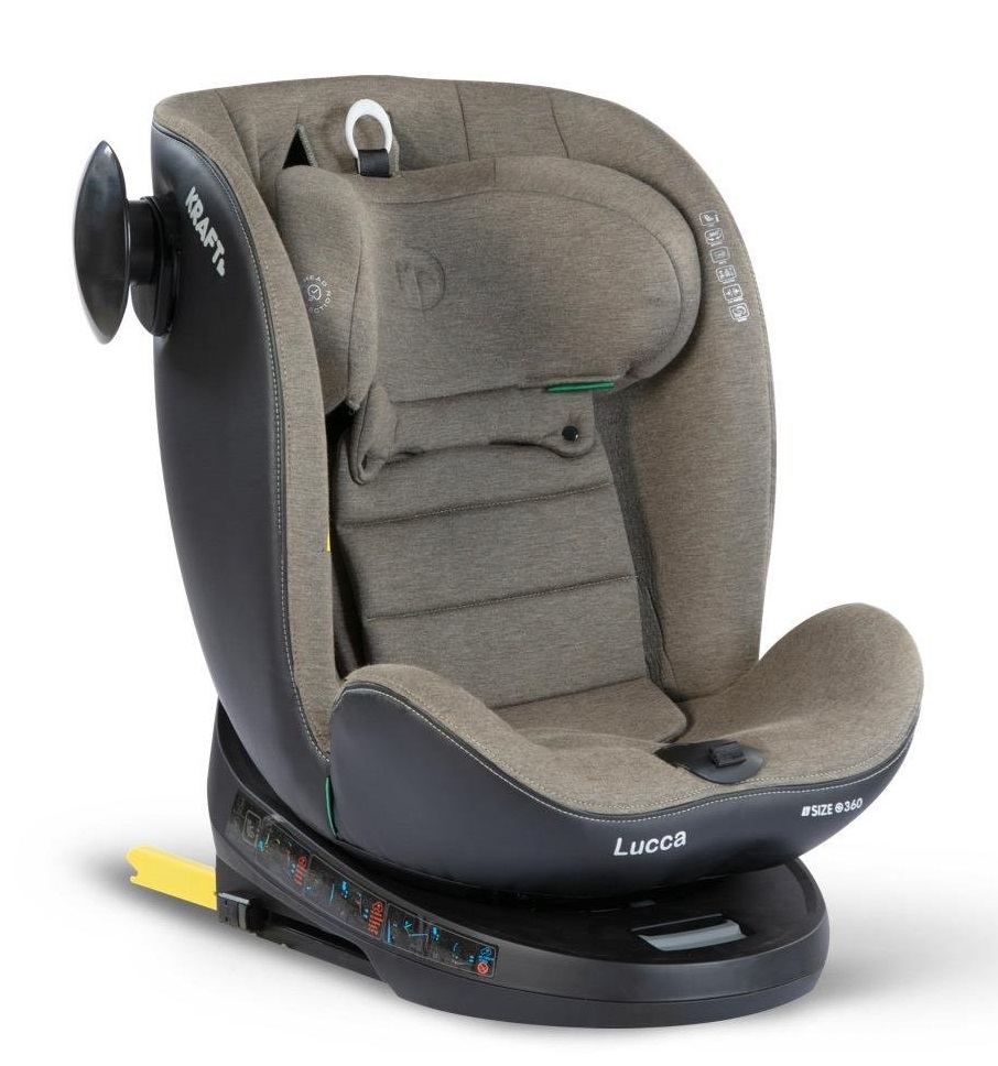 Kraft Lucca i-size 0-36 Kg 360 dönebilen Oto Koltuğu Haki