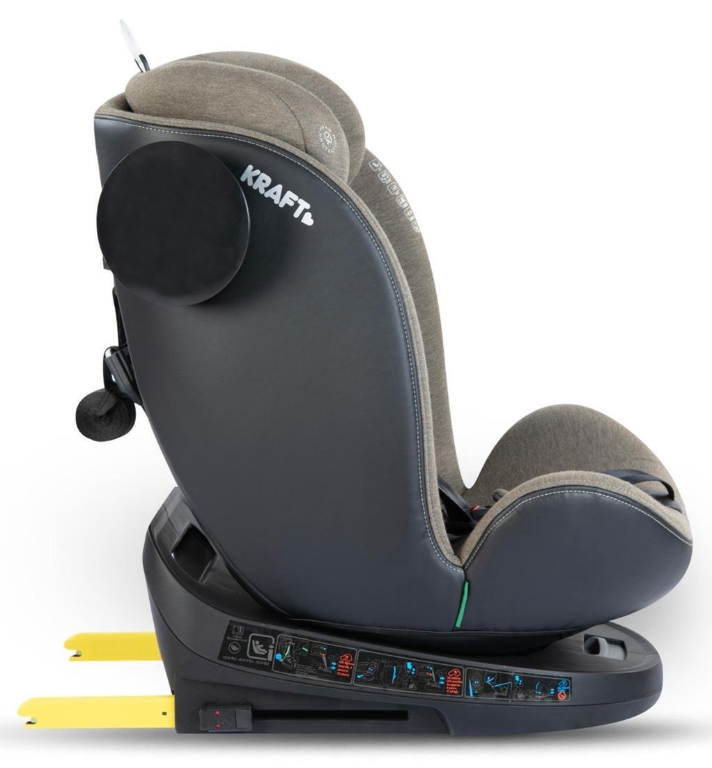 Kraft Lucca i-size 0-36 Kg 360 dönebilen Oto Koltuğu Haki