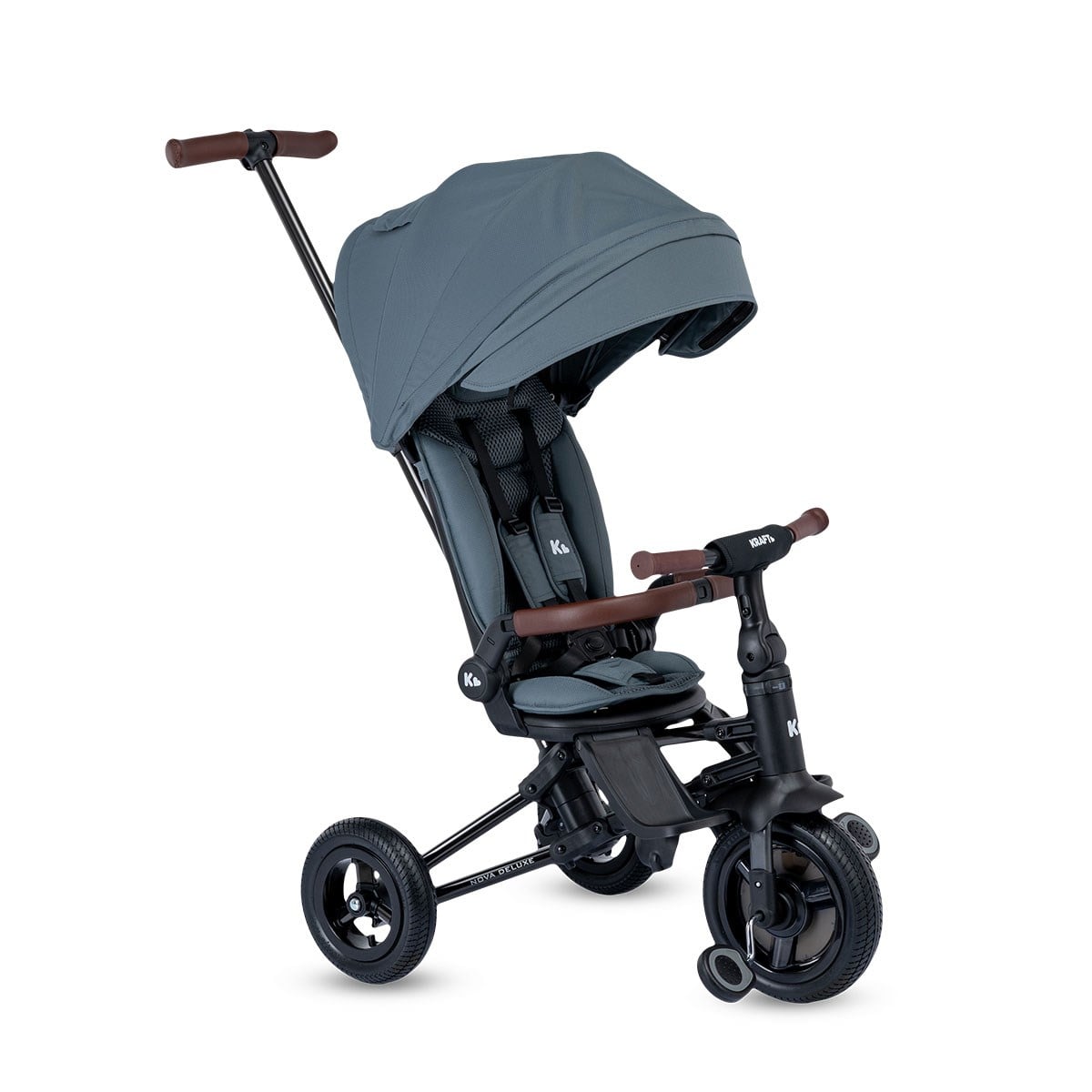 Kraft Nova Deluxe Qplay 5 in 1 Kaltanır Bisiklet Gri