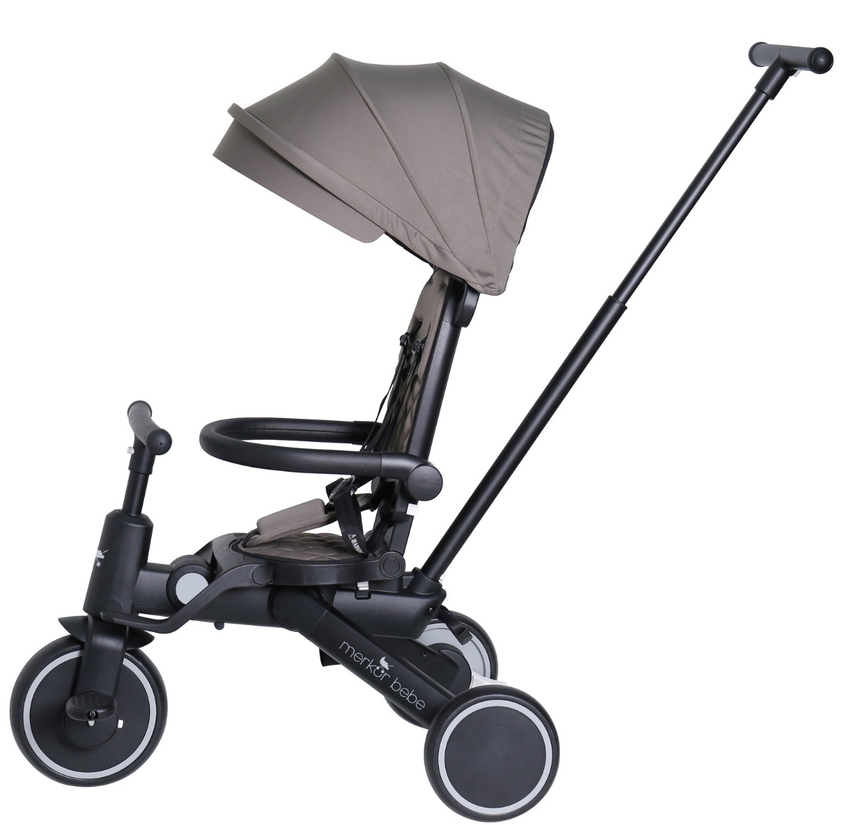 Merkür Bebe HAWK Ebeveyn Kontrollü Katlanabilir Bebek ve Çocuk Bisikleti Haki