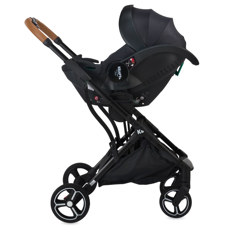 Kraft Juno i-Size Travel Sistem Bebek Arabası Açık Gri