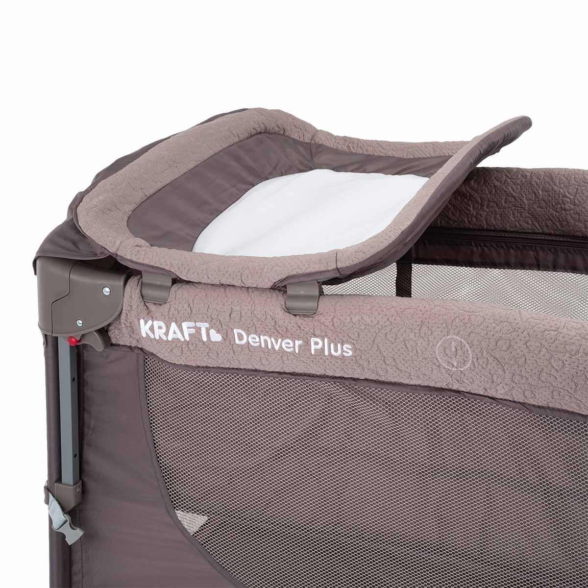 Kraft Tiger Plus Anne Yanı Oyun Parkı 70x120 cm Siyah