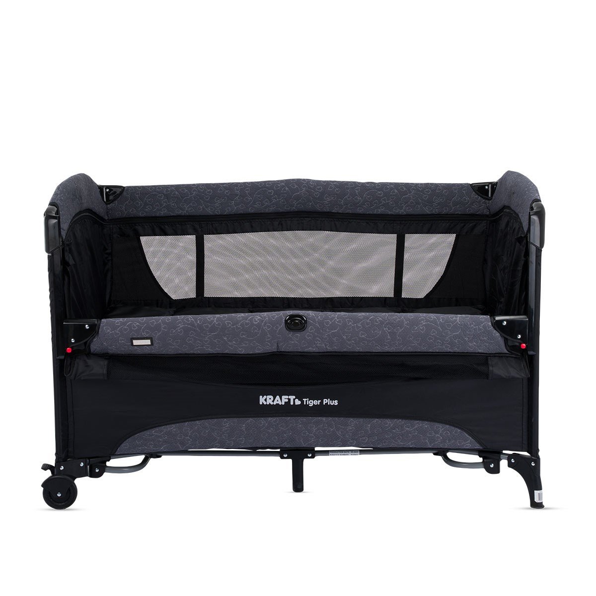 Kraft Tiger Plus Anne Yanı Oyun Parkı 70x120 cm Siyah