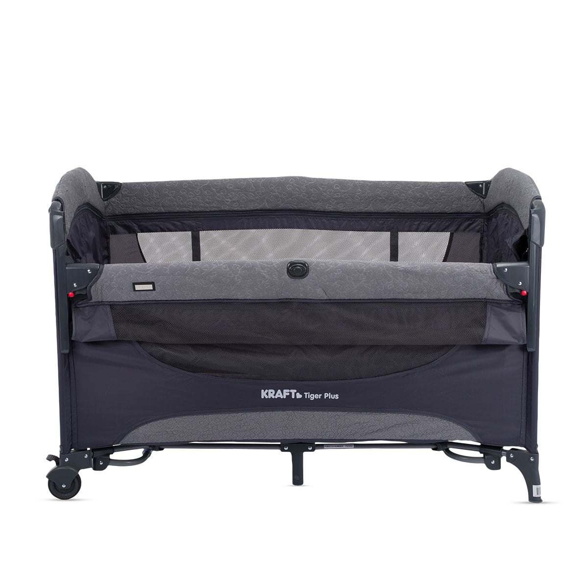 Kraft Tiger Plus Anne Yanı Oyun Parkı 70x120 cm Gri