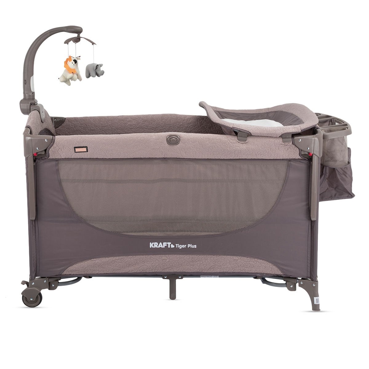 Kraft Tiger Plus Anne Yanı Oyun Parkı 70x120 cm Bej