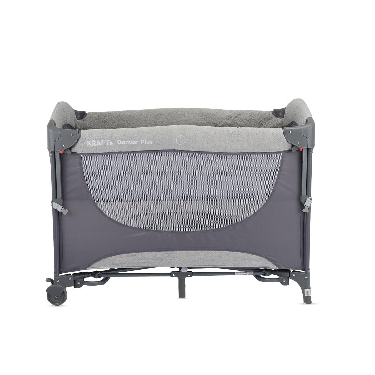 Kraft Denver Plus Anne Yanı Oyun Parkı 63x105 cm Açık Gri