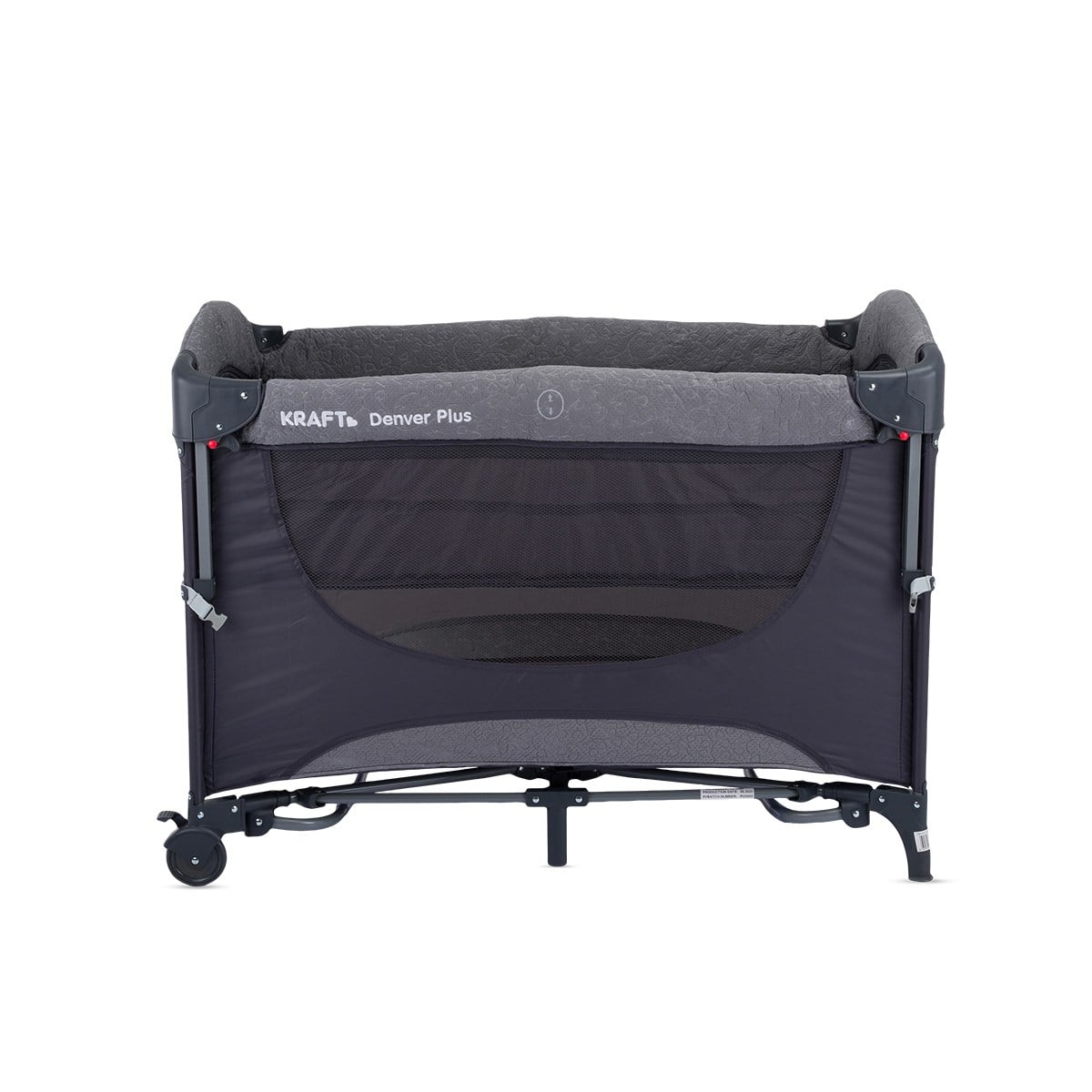 Kraft Denver Plus Anne Yanı Oyun Parkı 63x105 cm Koyu Gri