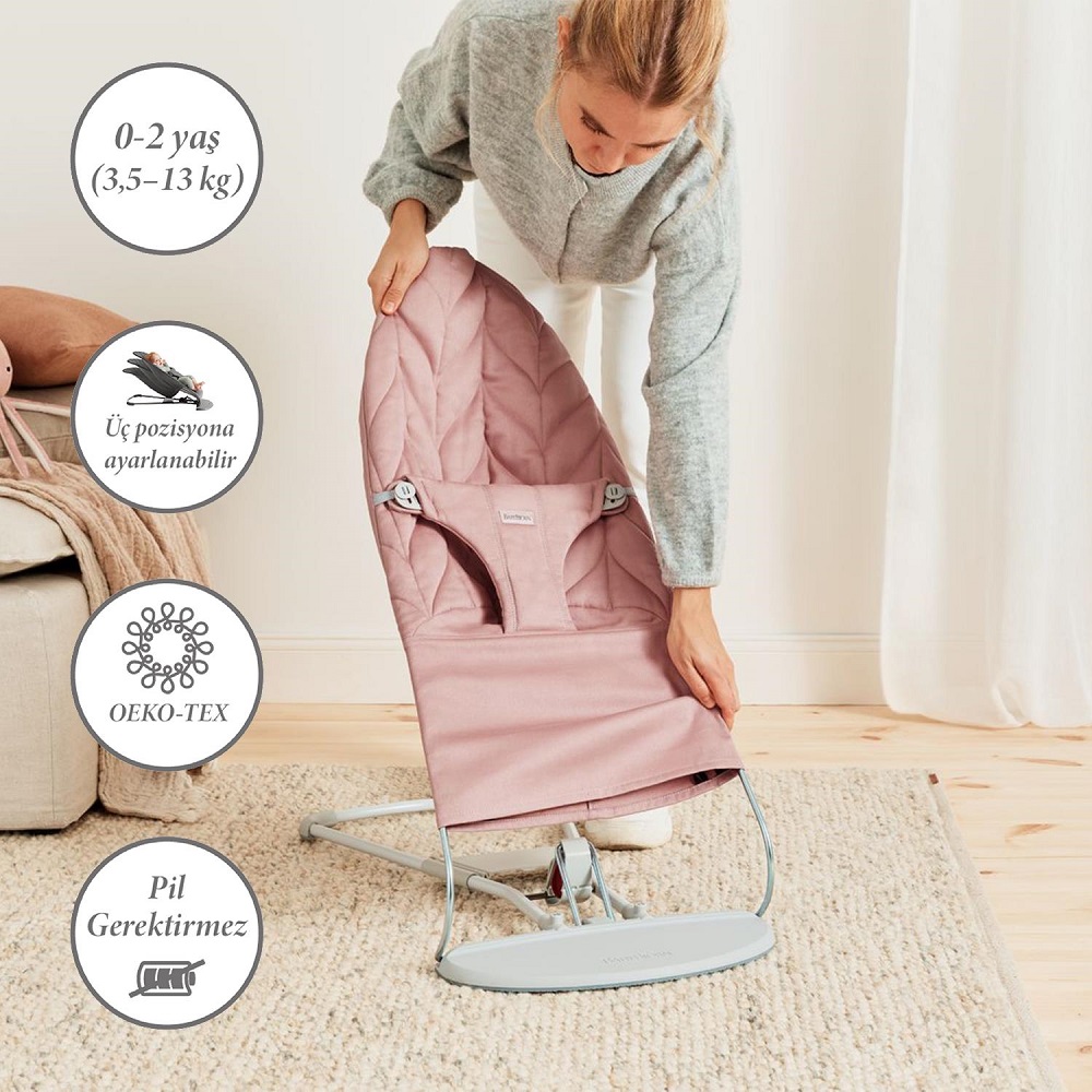BabyBjörn Bliss Ana Kucağı Petal Cotton Dusty Pink