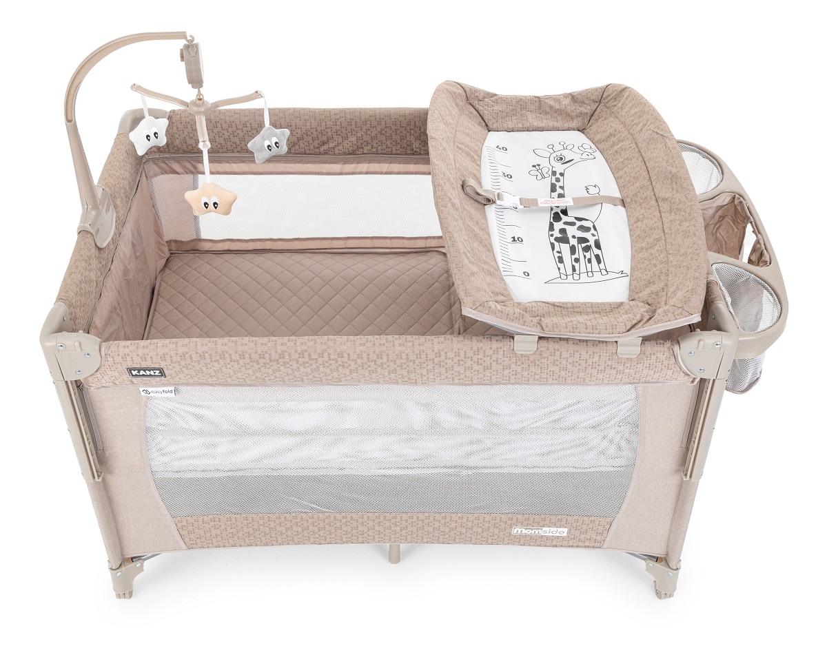 Kanz Momside Anne Yanı Park Yatak Oyun Parkı Bej