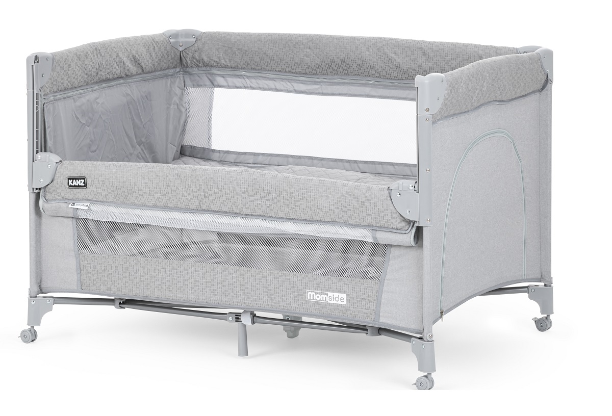 Kanz Momside Anne Yanı Park Yatak Oyun Parkı Açık Gri