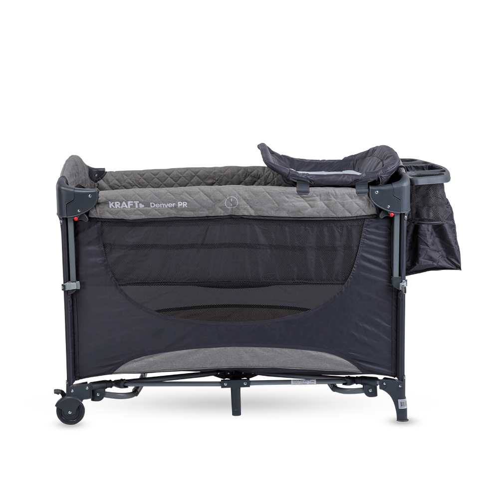 Kraft Denver PR Anne Yanı Oyun Parkı 63x105 cm Koyu Gri