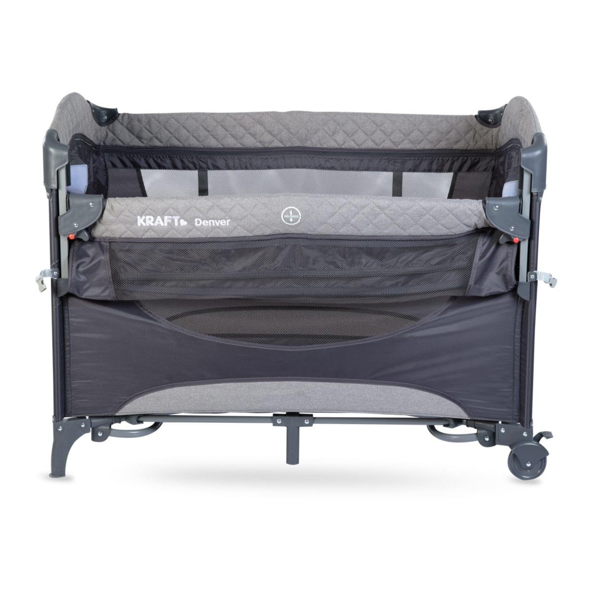Kraft Denver PR Anne Yanı Oyun Parkı 63x105 cm Koyu Gri