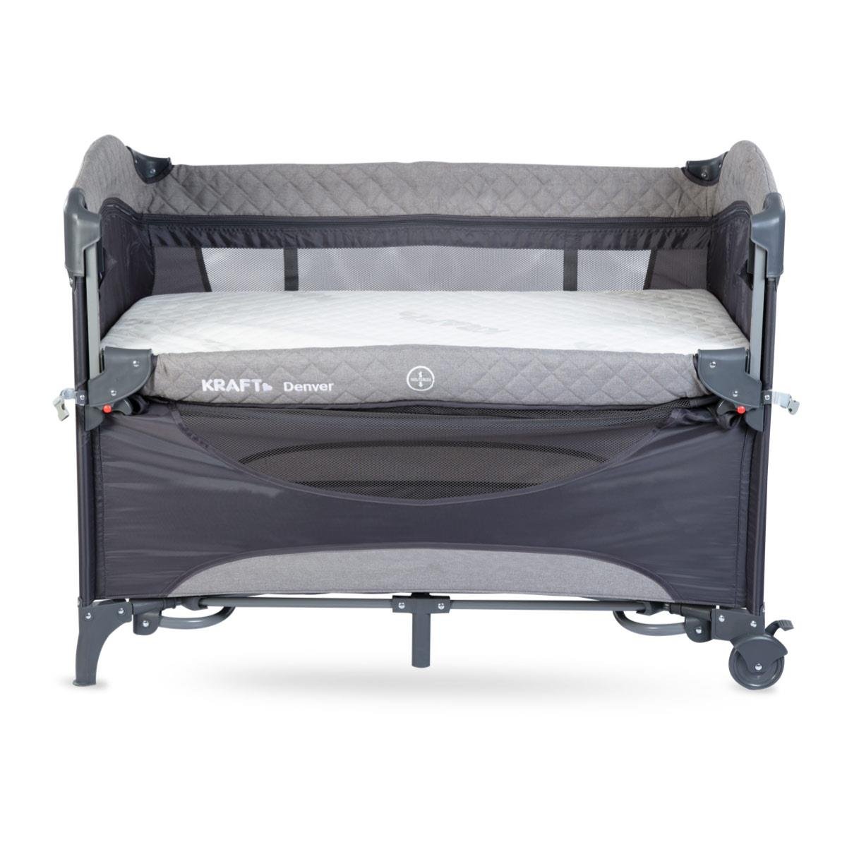 Kraft Denver PR Anne Yanı Oyun Parkı 63x105 cm Koyu Gri