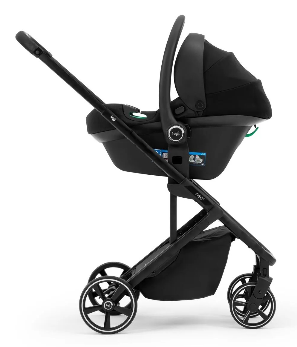 Bagi Neo 2 Travel Sistem Bebek Arabası Siyah