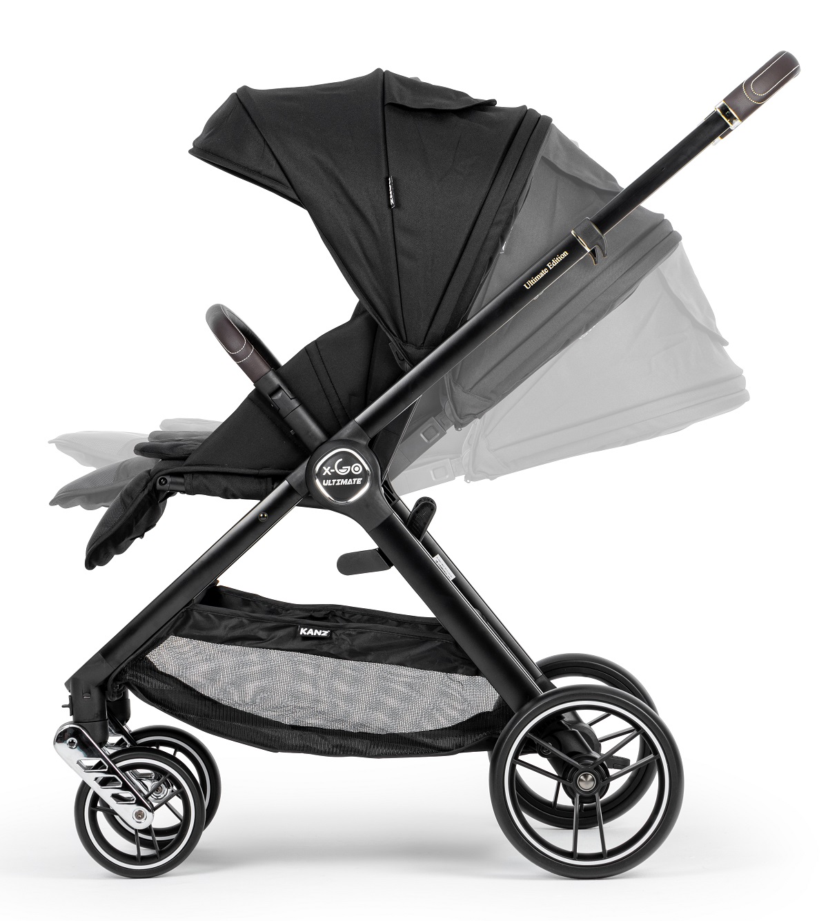 Kanz x-Go Ultimate Travel Sistem Bebek Arabası Silver Siyah