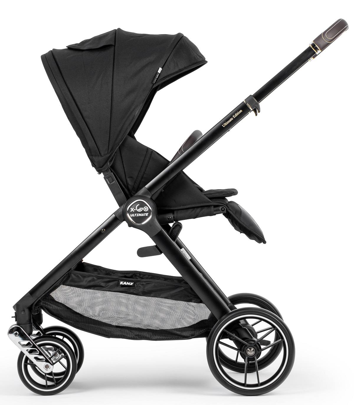 Kanz x-Go Ultimate Travel Sistem Bebek Arabası Silver Siyah