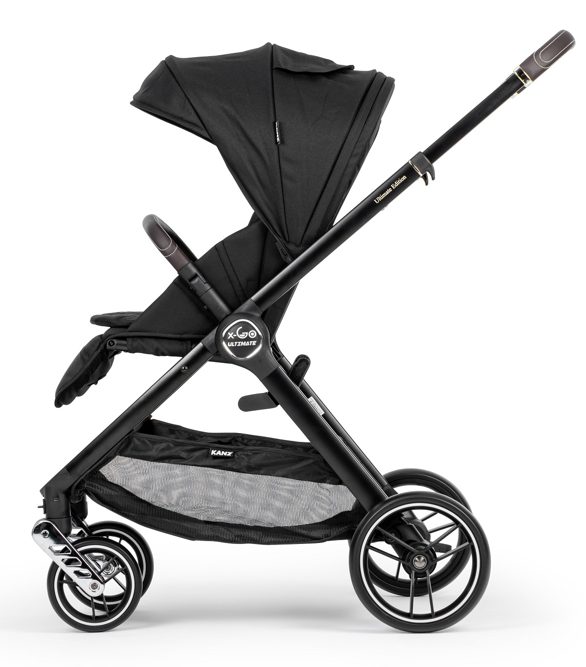Kanz x-Go Ultimate Travel Sistem Bebek Arabası Silver Siyah