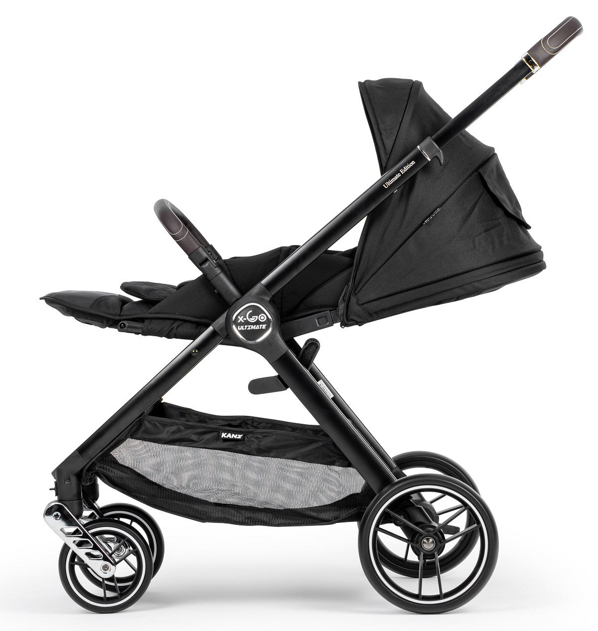 Kanz x-Go Ultimate Travel Sistem Bebek Arabası Silver Siyah
