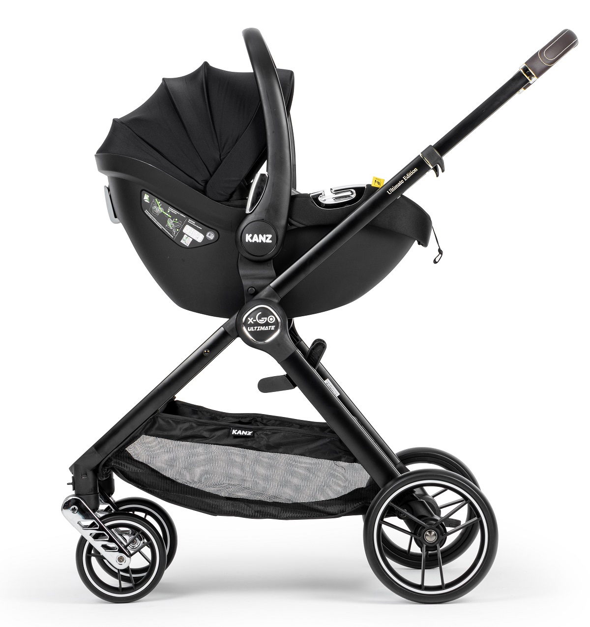 Kanz x-Go Ultimate Travel Sistem Bebek Arabası Silver Gri