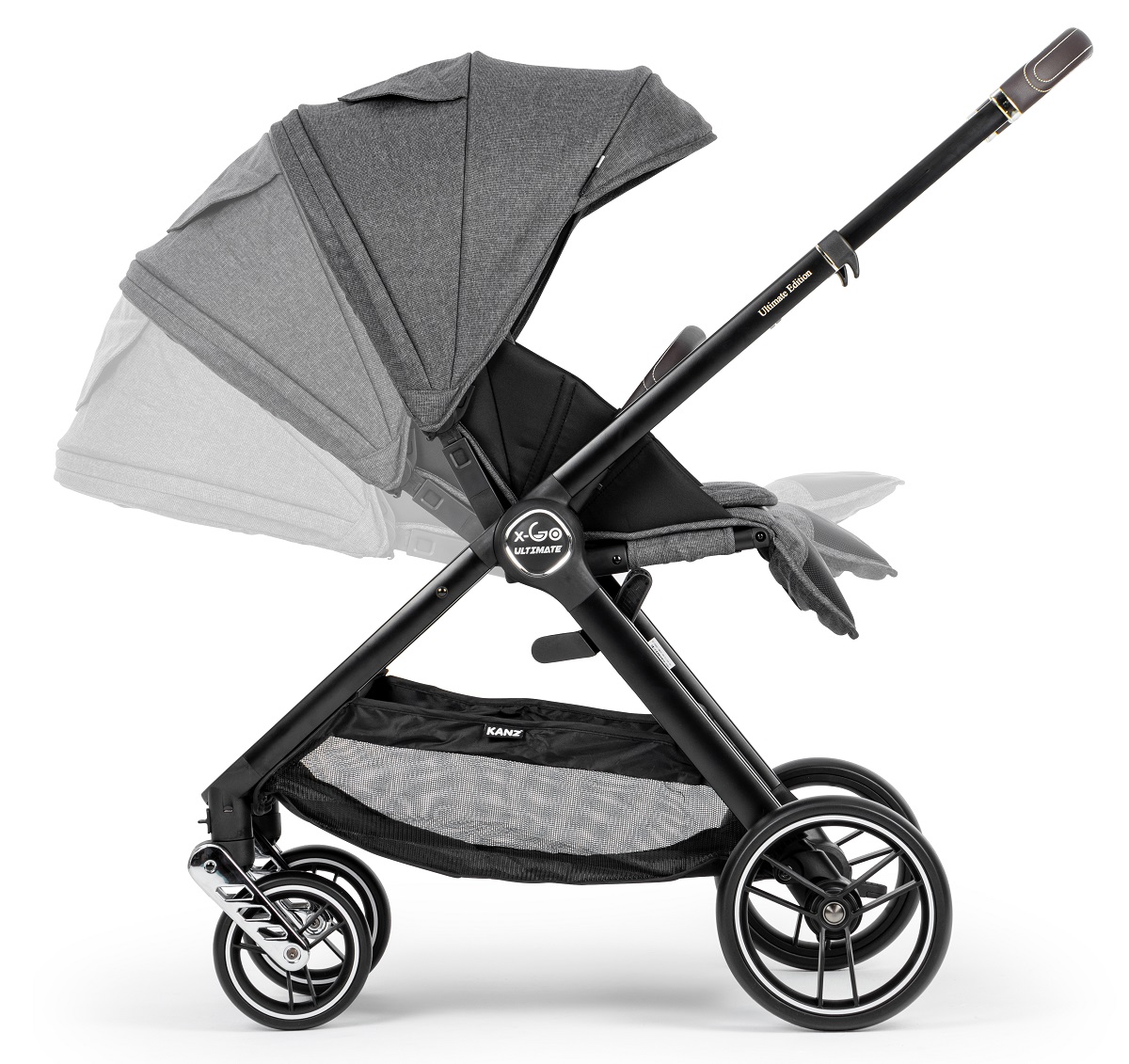Kanz x-Go Ultimate Travel Sistem Bebek Arabası Silver Gri