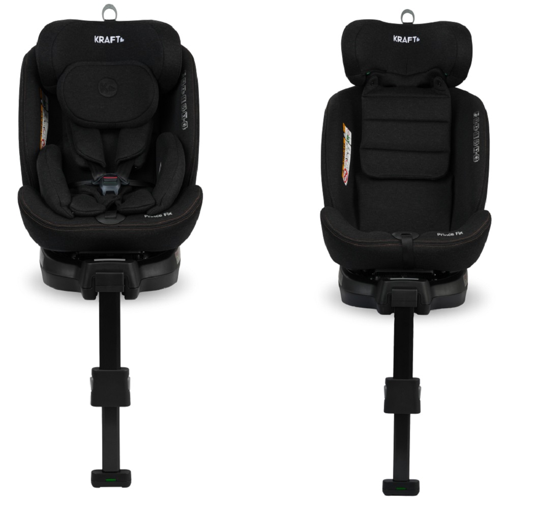 Kraft Prince Fix İ-size (40-150 Cm) 0-36 Kg Oto Koltuğu Siyah