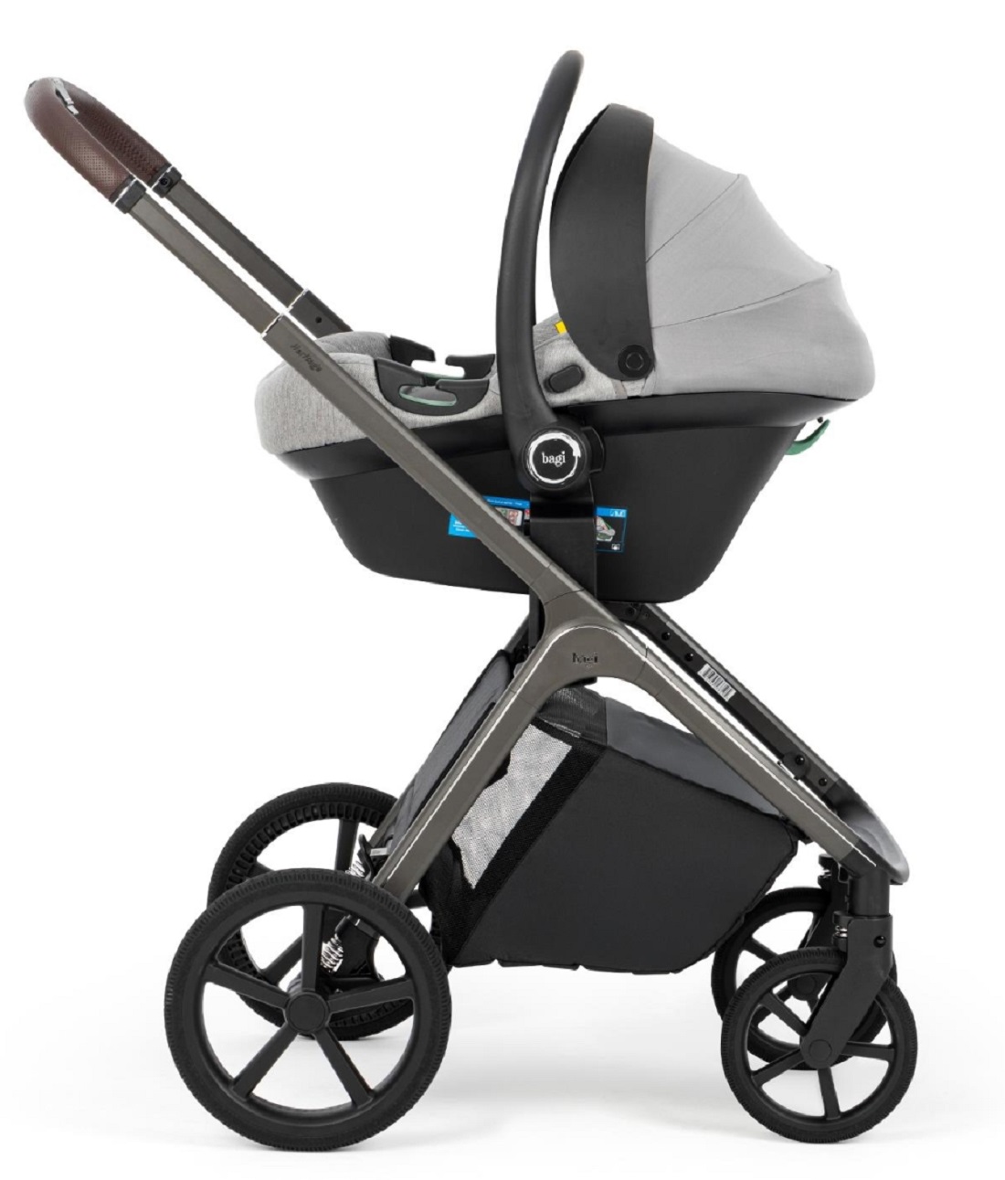 Bagi Heritage Travel Sistem Bebek Arabası Grey