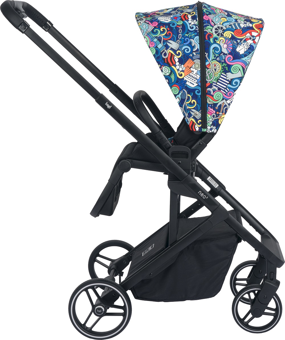 Bagi Neo 2 Tek Elle Kapanıp Açılabilen Çift Yönlu Bebek Arabası Multicolor