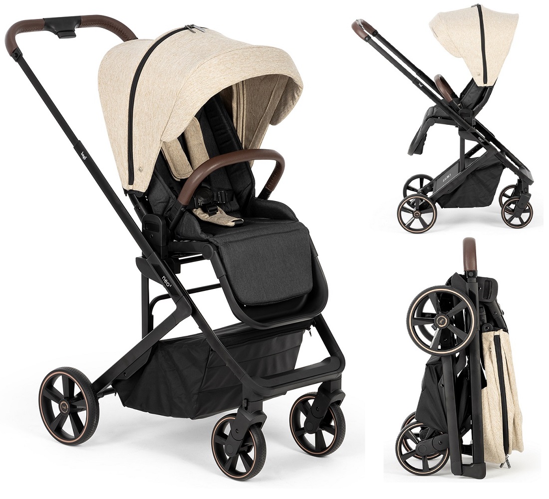 Bagi Neo 2 Tek Elle Kapanıp Açılabilen Çift Yönlu Bebek Arabası Beige