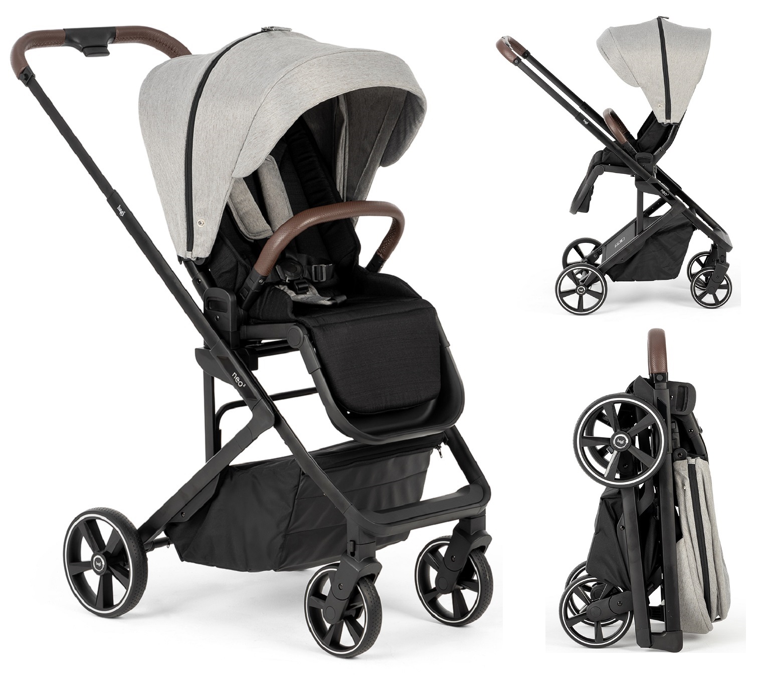 Bagi Neo 2 Tek Elle Kapanıp Açılabilen Çift Yönlu Bebek Arabası Greyson