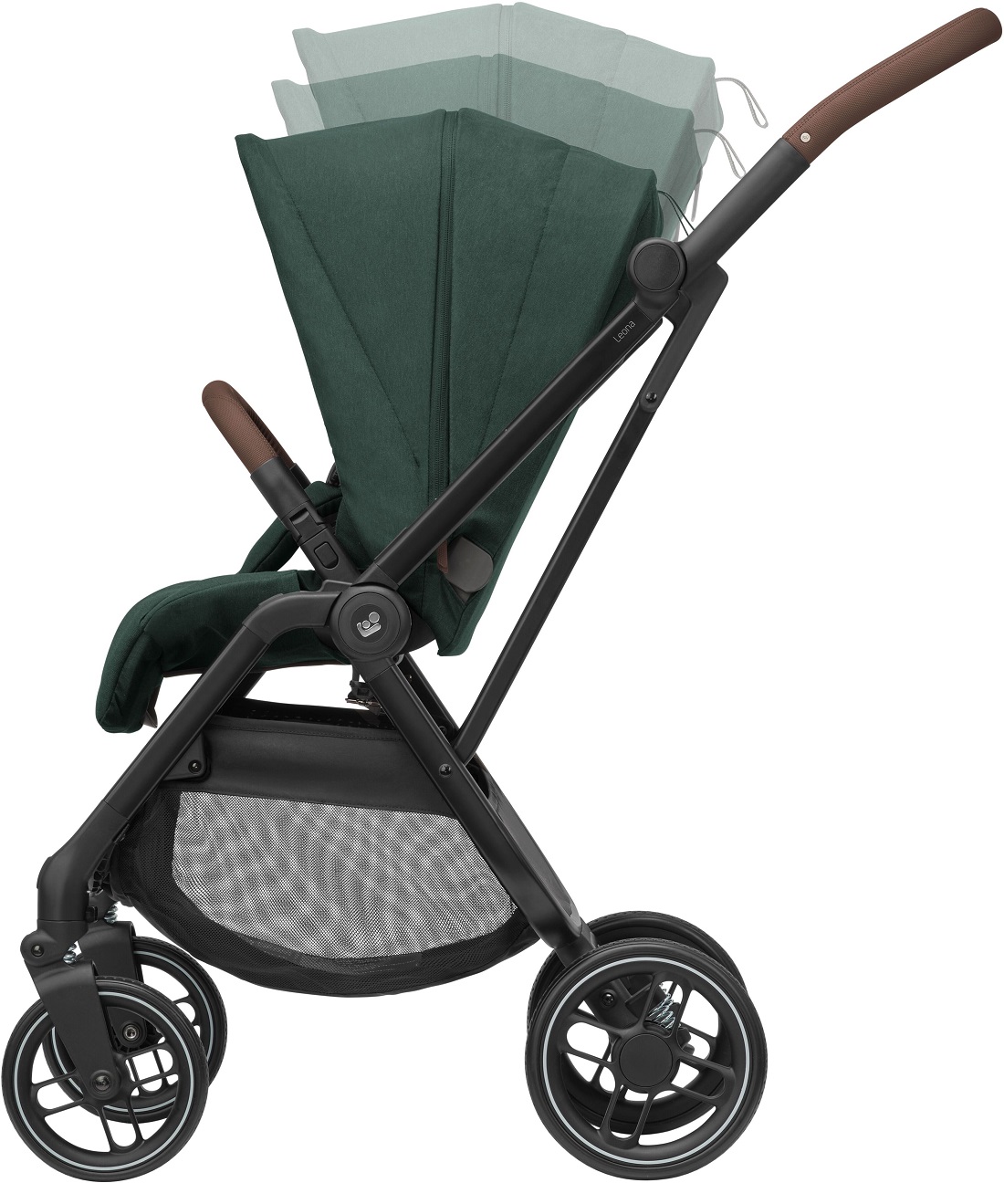 Maxi Cosi Leona2 Cabriofix I-Size Tek Elle Katlanabilen Çift Yönlü Seyahat Sistem Bebek Arabası Green
