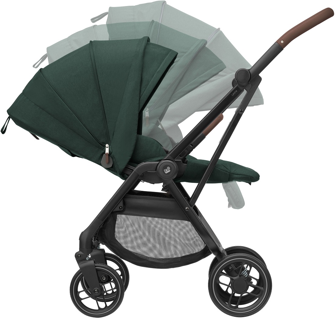 Maxi Cosi Leona2 Cabriofix I-Size Tek Elle Katlanabilen Çift Yönlü Seyahat Sistem Bebek Arabası Green