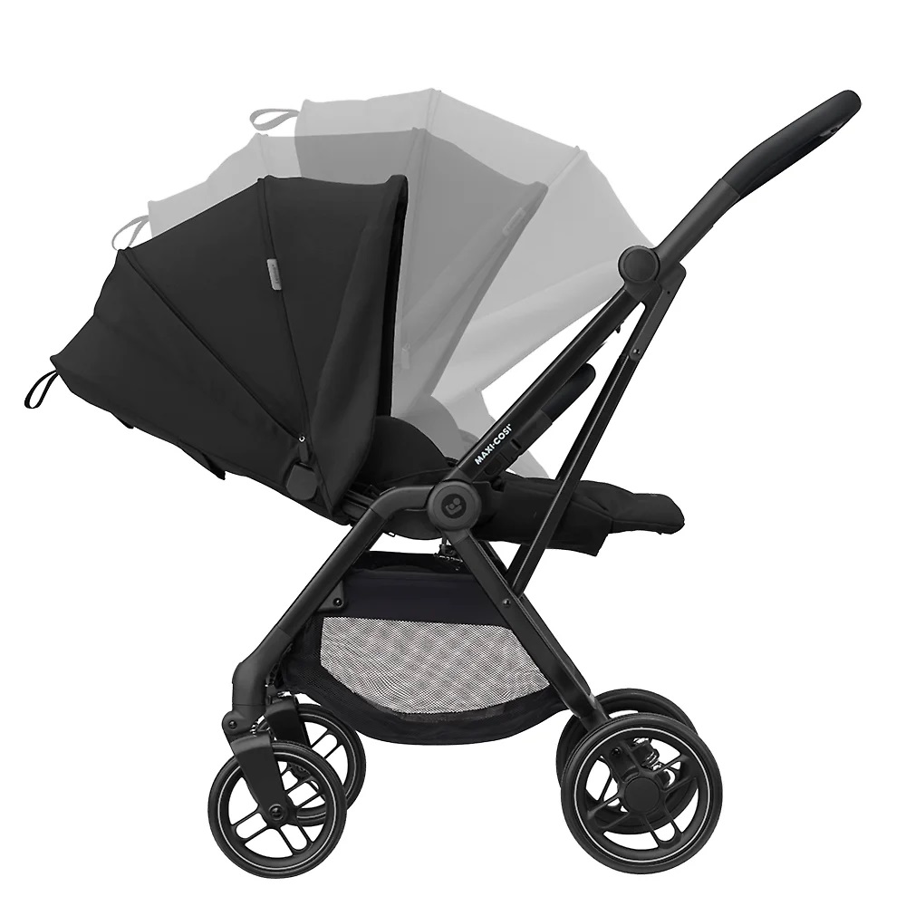 Maxi Cosi Leona2 Cabriofix I-Size Tek Elle Katlanabilen Çift Yönlü Seyahat Sistem Bebek Arabası Black