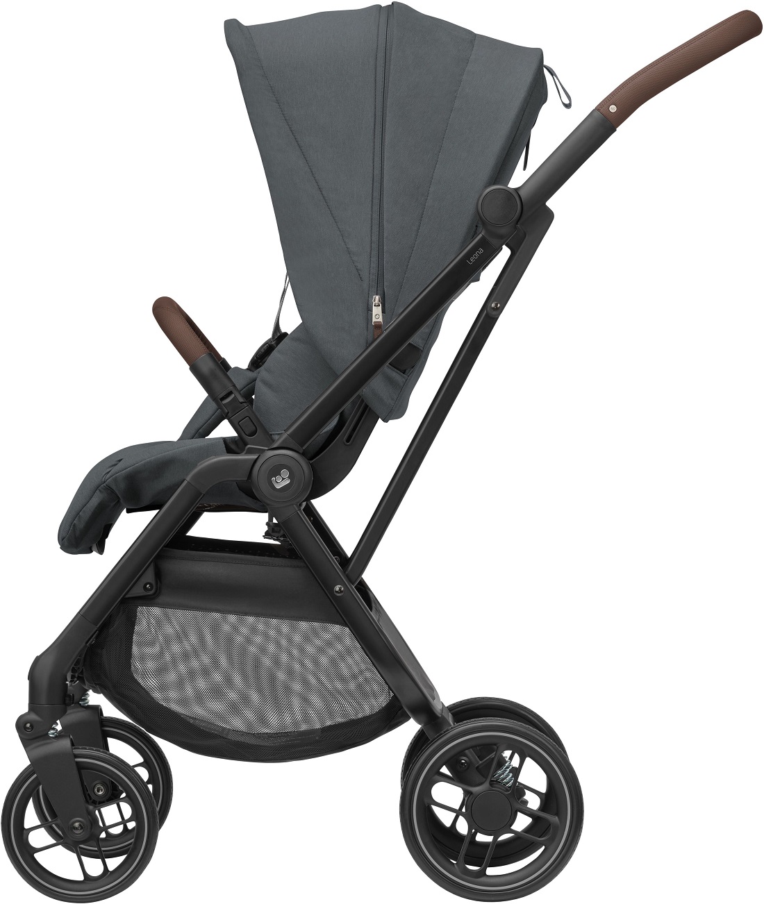 Maxi Cosi Leona2 Cabriofix I-Size Tek Elle Katlanabilen Çift Yönlü Seyahat Sistem Bebek Arabası Graphite