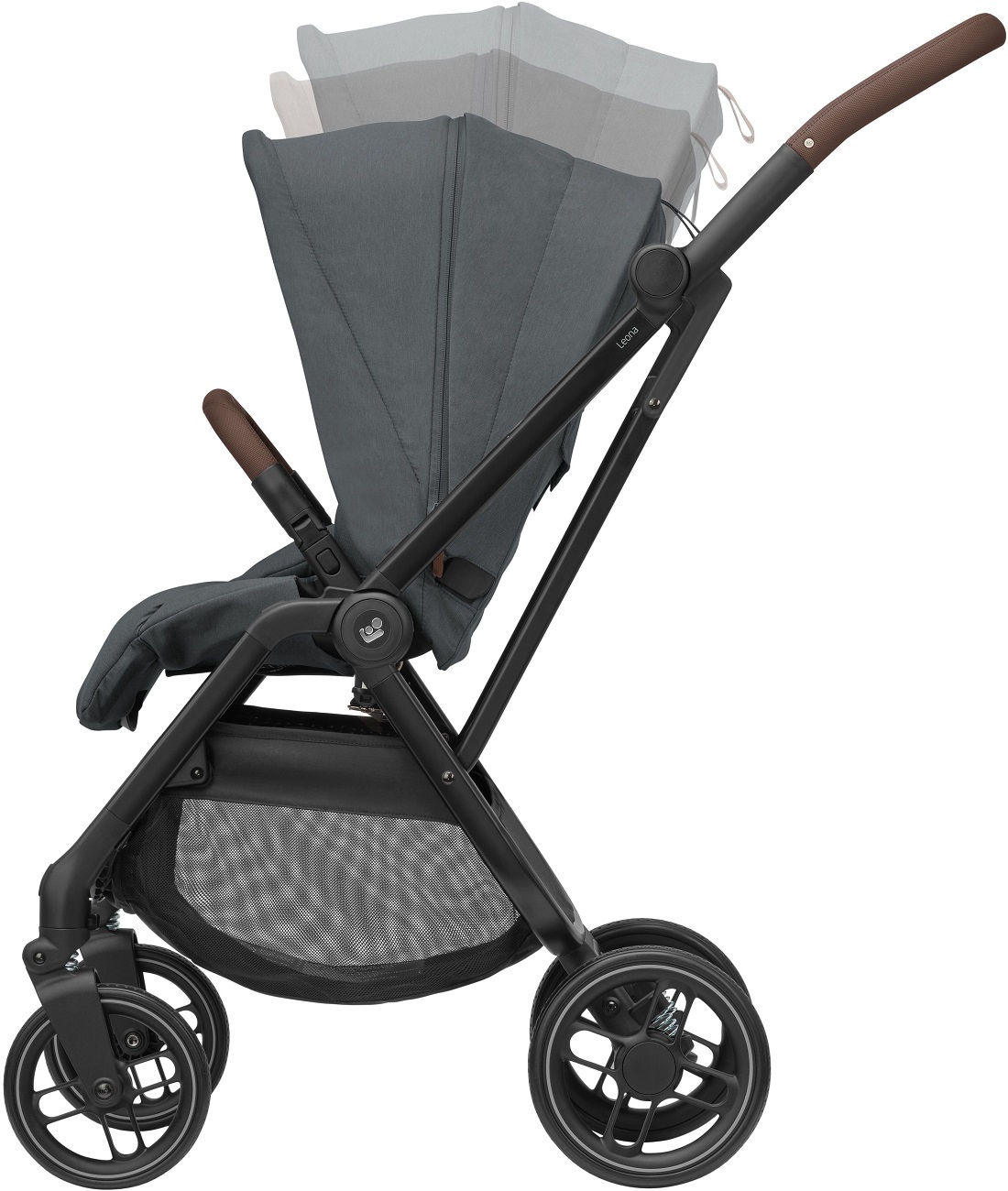 Maxi Cosi Leona2 Cabriofix I-Size Tek Elle Katlanabilen Çift Yönlü Seyahat Sistem Bebek Arabası Graphite