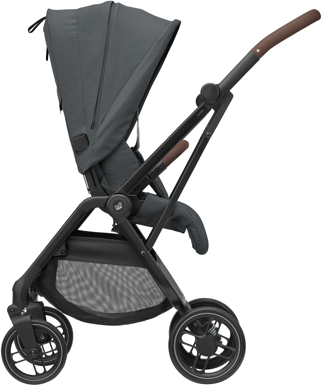 Maxi Cosi Leona2 Cabriofix I-Size Tek Elle Katlanabilen Çift Yönlü Seyahat Sistem Bebek Arabası Graphite