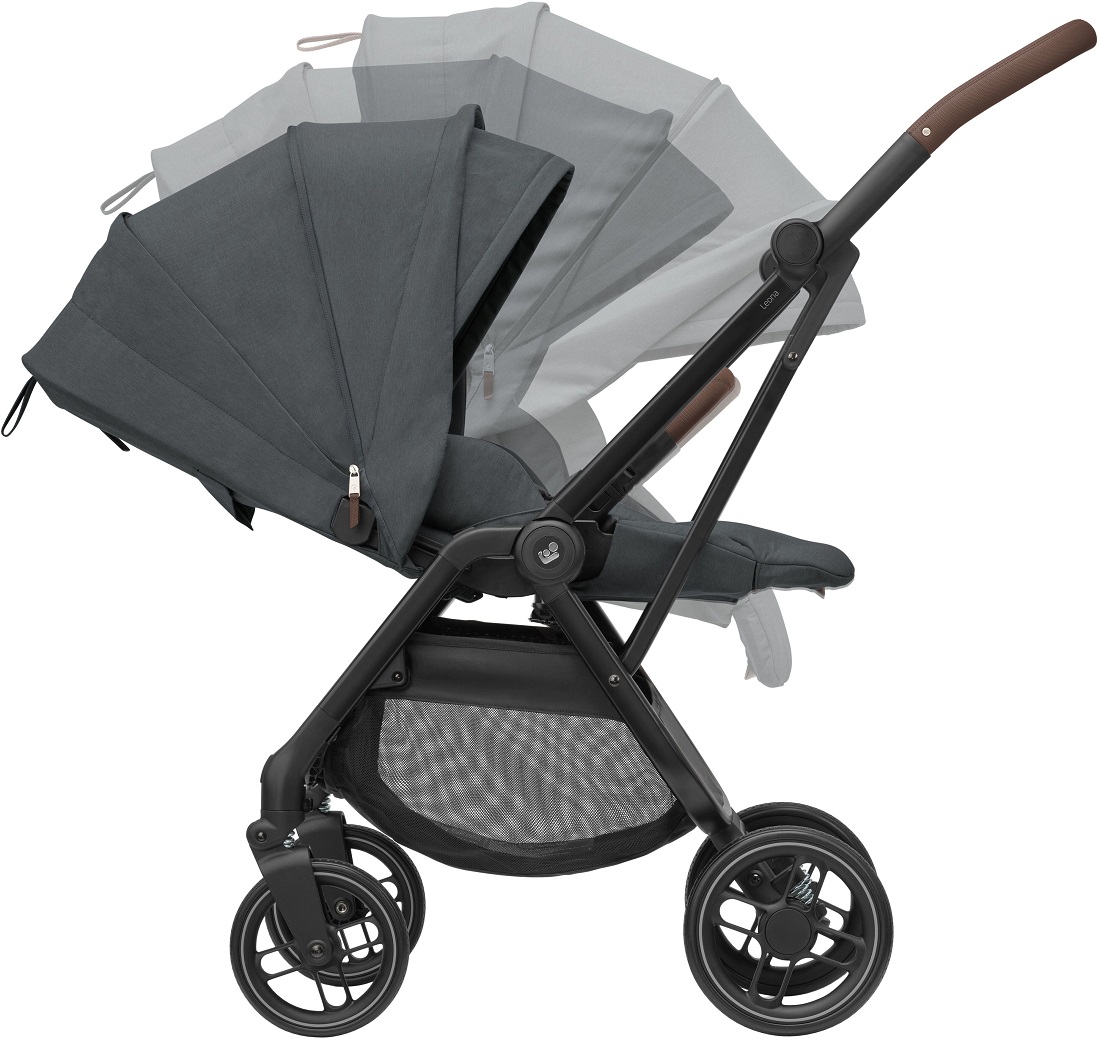 Maxi Cosi Leona2 Cabriofix I-Size Tek Elle Katlanabilen Çift Yönlü Seyahat Sistem Bebek Arabası Graphite