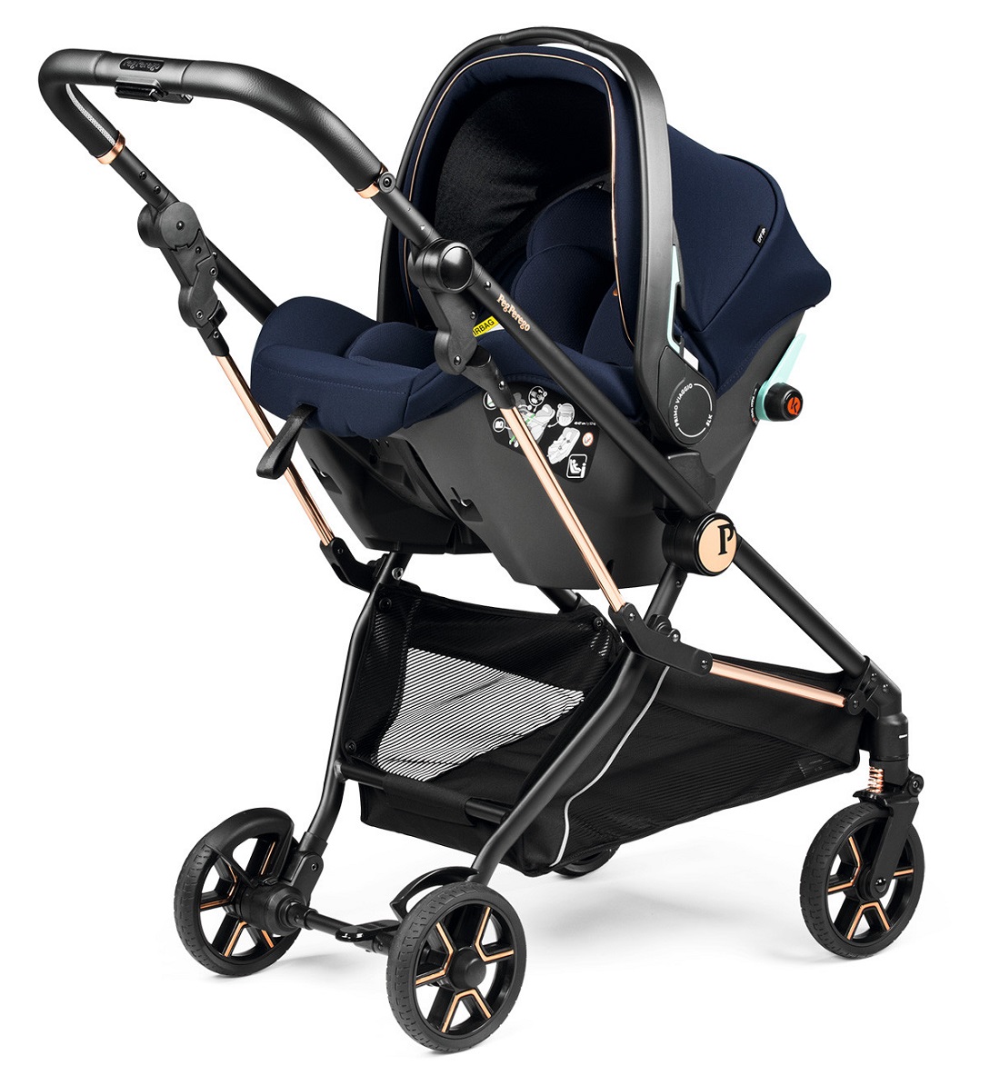 Peg Perego New Vivace Travel Sistem Bebek Arabası Blue Shine