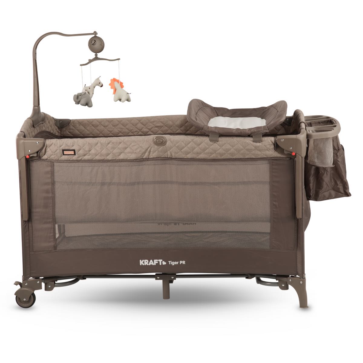 Kraft Tiger PR Anne Yanı Oyun Parkı 70x120 cm Bej