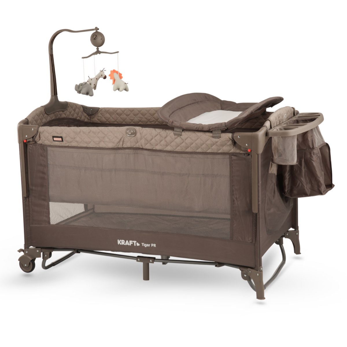 Kraft Tiger PR Anne Yanı Oyun Parkı 70x120 cm Bej