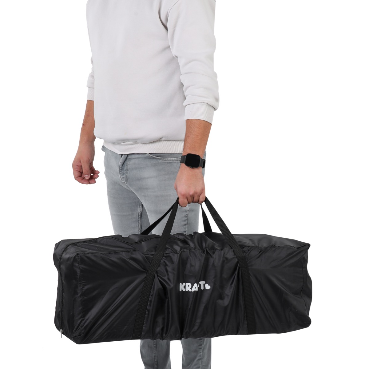 Kraft Tiger PR Anne Yanı Oyun Parkı 70x120 cm Koyu Gri