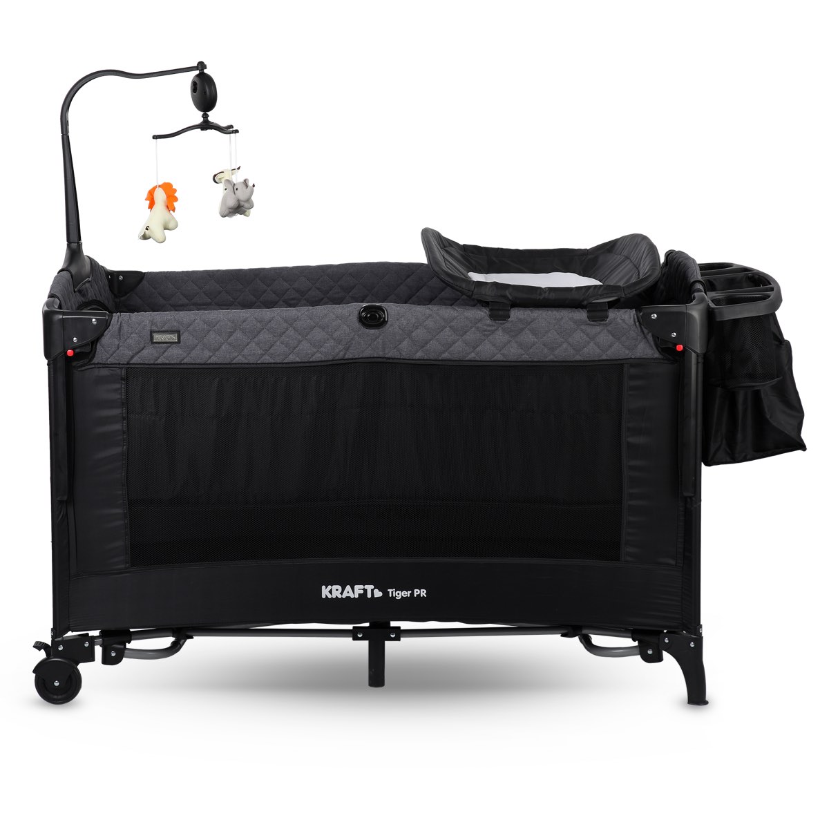 Kraft Tiger PR Anne Yanı Oyun Parkı 70x120 cm Koyu Gri
