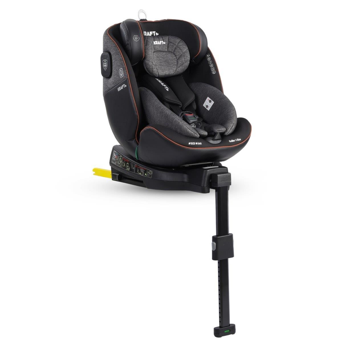Kraft Galler i-size 40-150 cm 0-36 Kg Oto Koltuğu GRİ