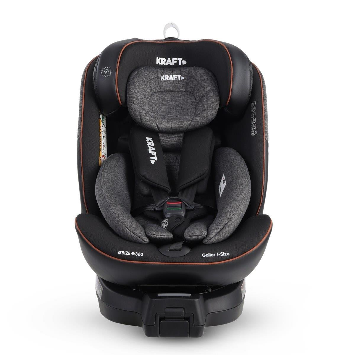 Kraft Galler i-size 40-150 cm 0-36 Kg Oto Koltuğu GRİ